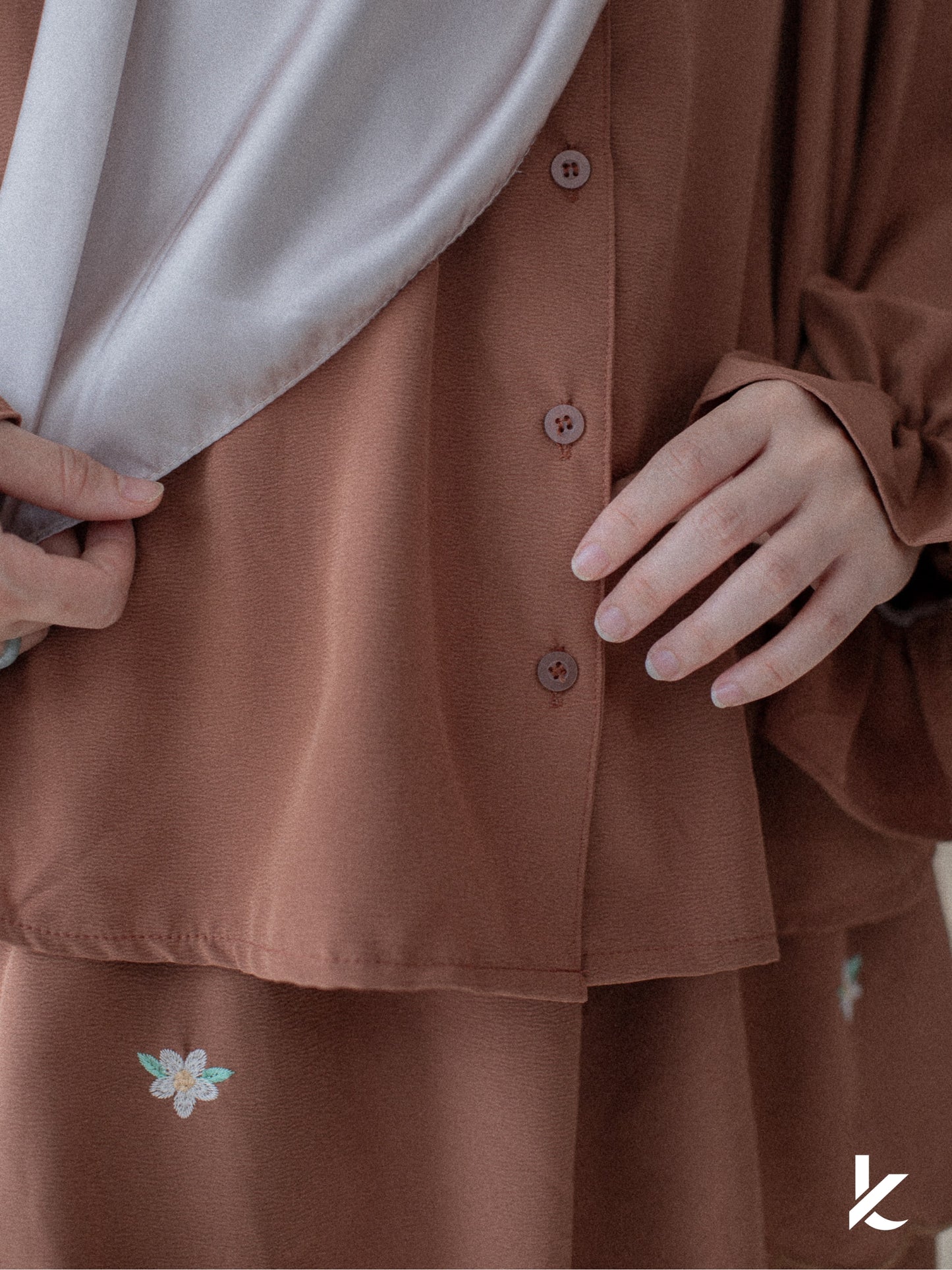 Ruya Embroidery Set in Sienna