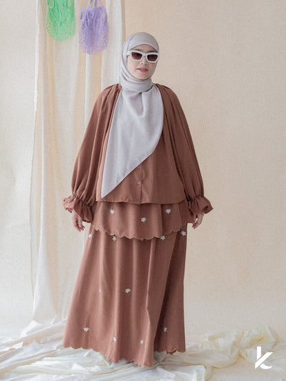 Ruya Embroidery Set in Sienna