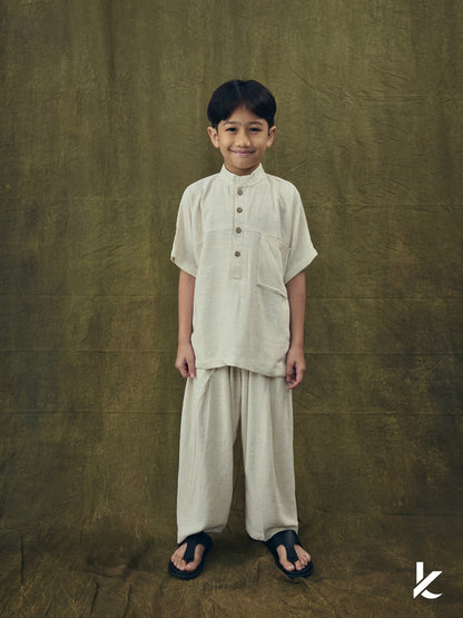 Kurta Betara Kids Set in Bambu