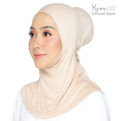 Dagu Necktie Beige (Adjustable Inner Neck Berdagu)